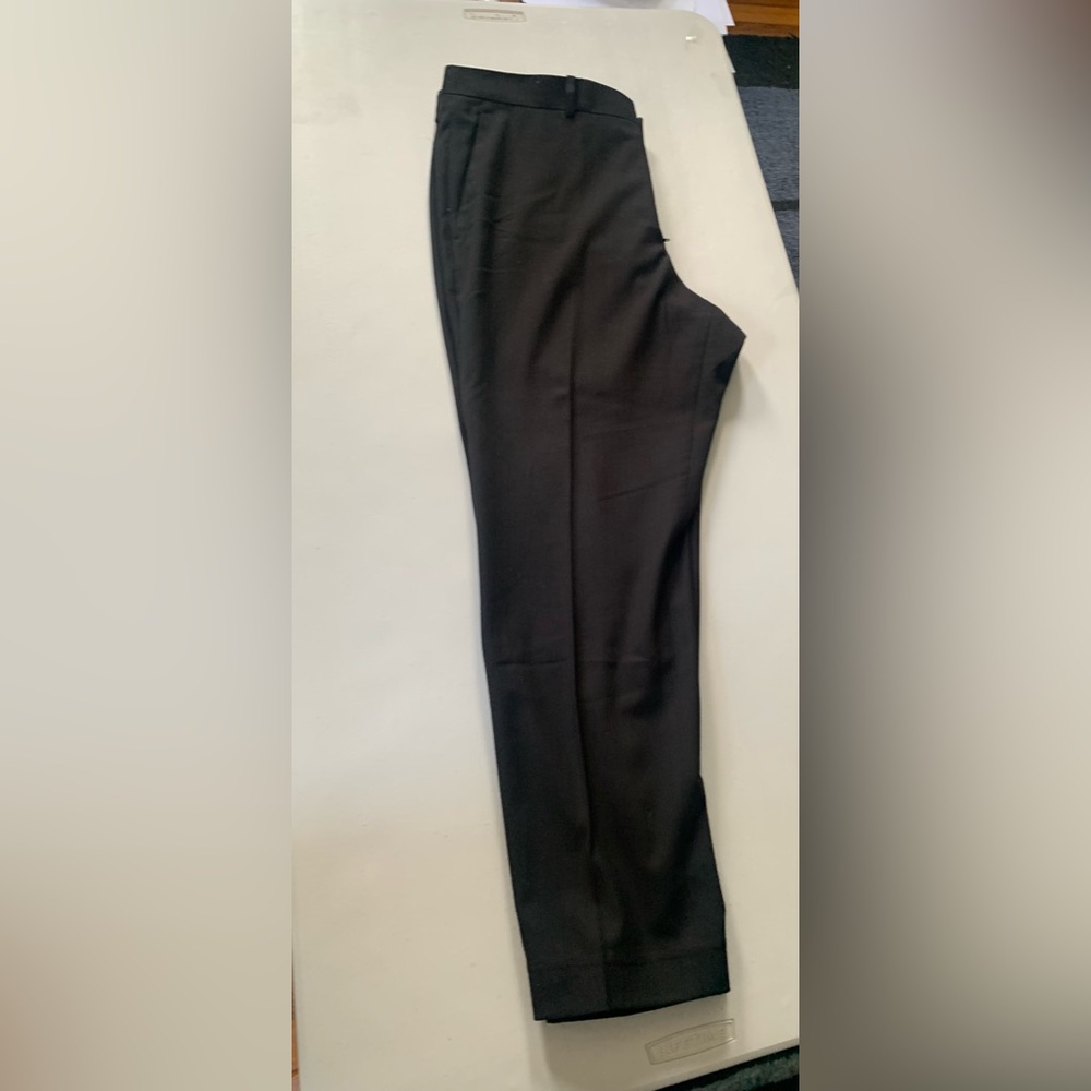 Perry Ellis Portfolio Men's 36x29 Black Slim Fit Dress Pants Slacks Stretch